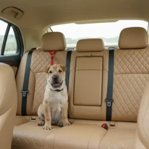 Cinturón de Seguridad para Perros de Nylon – Arnés 2 en 1 Ajustable para Coche | Protección y Control