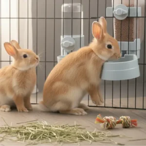 Comedero Automático Colgable para Mascotas – Bebedero/Dispensador de Comida para Perros, Gatos y Conejos