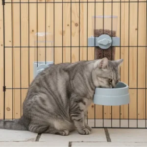 Comedero Automático Colgable para Mascotas – Bebedero/Dispensador de Comida para Perros, Gatos y Conejos