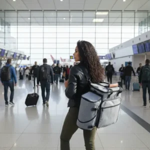 Mochila de Viaje para Mascotas – Organizador Portable Aprobado para Avión | Bolsa Weekend con Bolsillos y Esterilla