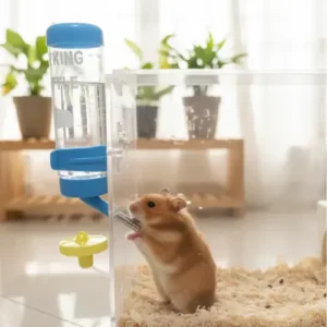 Botella de Agua Antigoteo para Hámster, Conejo y Cobaya – Bebedero Automático Colgable 60/125/250 ml