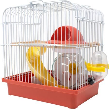 HAM10 Jaula Play Garden Metál Modelo Recto, Colores Aleatorios