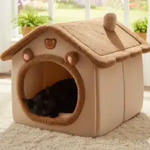 Casita Plegable para Gatos y Perros Pequeños 
