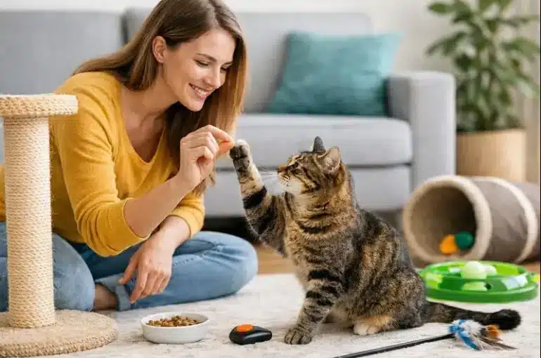 Adiestramiento para gatos