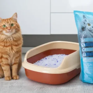 Nobleza 3.8L Diamond Gel Kitten Cat Litter Absorbent Comfortable Biodegradable