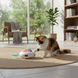 Juguete Láser Automático para Gatos Nobleza | Juego Inteligente con 3 Modos y Estimulación Mental