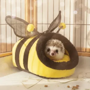 Casa de Invierno para Hámster y Cobayas – Nido de Algodón Suave, Cálido y Seguro | Refugio para Roedores y Erizos