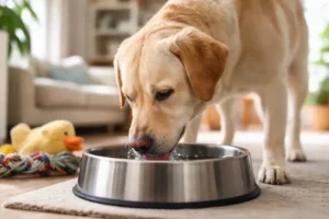 Mi perro bebe mucha agua